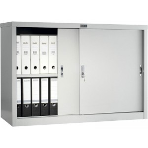 Шкаф для офиса АМТ-0812 купе, размер: 1215*458*832 мм.