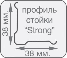Металлические стеллажи MS Стронг (750 кг. на секцию)